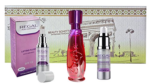 Regalo Regal Age Control  2 Cremas de efecto combleur Rides  Sérum Contour de los ojos y fluido Lifting + eau de parfum evterpa noche