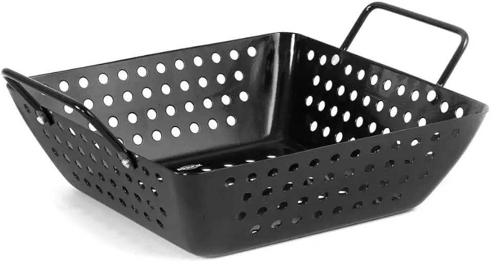 Grelha Para Carnes E Vegetais Churrasco 21,5 cm, 21,5X21,5X6,5CM, Brinox