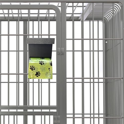 Image of Dog Poop Bag Dispenser, Poop Bag Holder, Outdoor or Indoor Pet Waste Bag Dispenser Station, Dog Poop Bag Container, Can be Mounted on a Crate, Kennels or Fences (Poop Bag not Included)