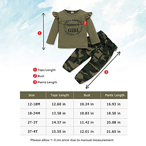 Image of Newborn Baby Girl Clothes Letter Print Long Sleeve Bodysuit Ruffle Floral Pants with Headband 3Pcs Infant Girl Outfits Set