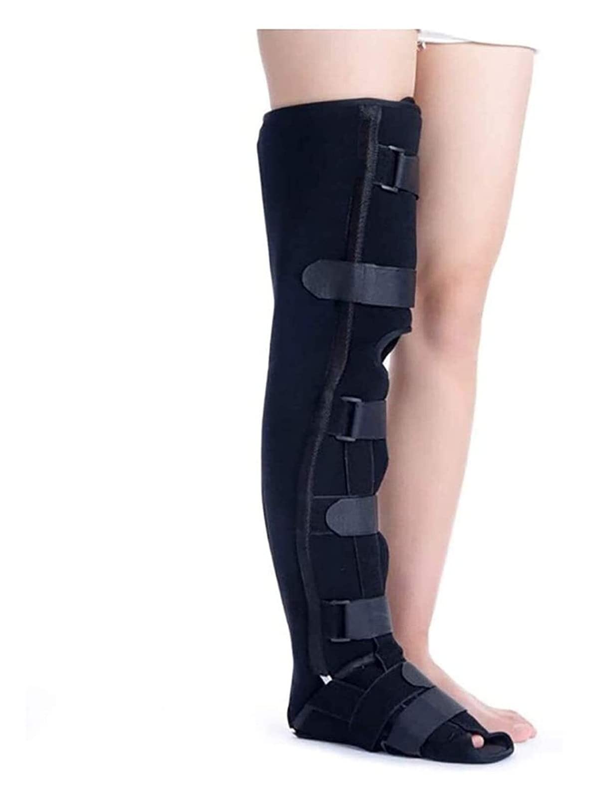 Tobillera Ajustable Inmovilizador de Pierna Transpirable Suave Utilizado para Dolor en Las Articulaciones Equipo de Protección del Ligamento del tendón 22.7.27 (Color : L)