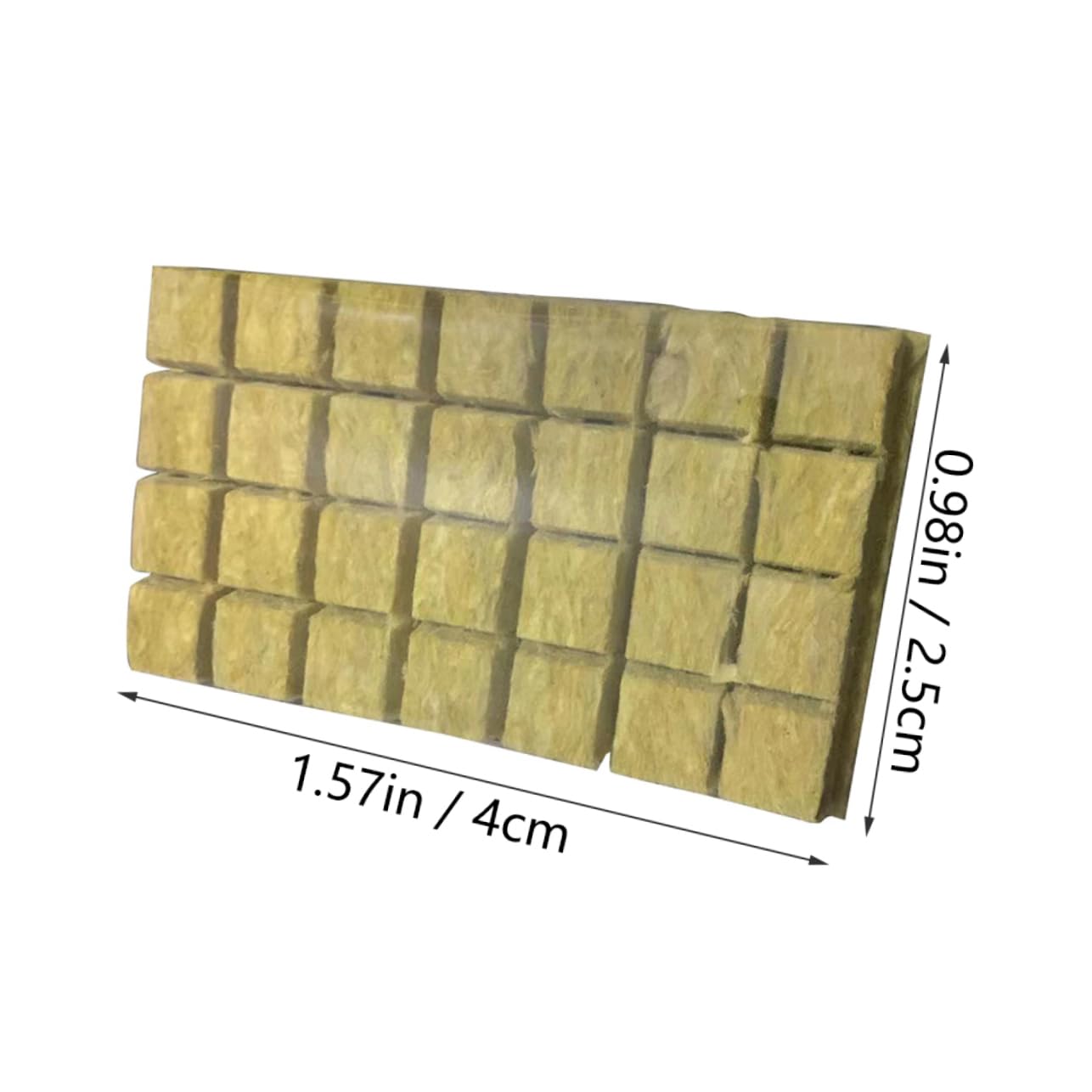 Yardwe 100Pcs Bouchons de Substrat sans Terre pour Bouturage Hydroponique, Support de Culture sans Sol, pour Jardinage Intérieur et Transplantation de Plantes