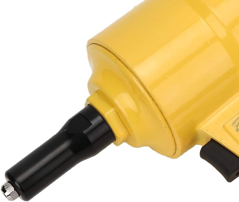 Pneumatic Rivet Machine Air Riveter Lightweight Woodworking Riveting Tool Shock Proof 2 Claw for Doors Window Riveting Manufacturing Fields