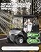 moveland 2 Passenger Golf Cart Driving Enclosure for EZGO TXT RXV - Upgraded Stronger Door Zipper for Golf Cart Rain Enclosure
