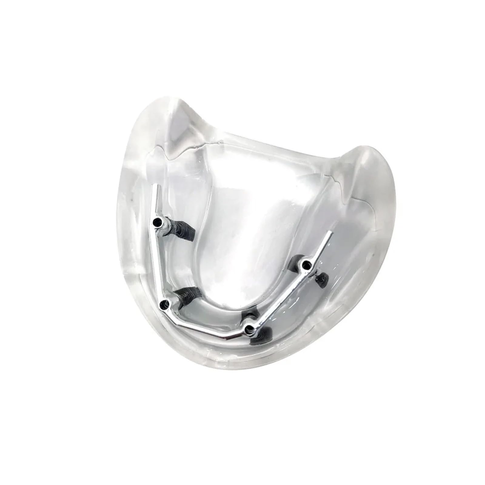 Implant Overdenture Model 4 Implants Silver Bar Implant Model Transparent Acrylic Mandibular Base Dental Teaching and Study Model