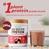 Orgain X Justin's Organic Vegan Nut Butter Protein Powder, Chocolate Peanut Butter- 20g Plant Protein, 1g Sugar, Gluten Free, No Dairy, Soy Ingredients, or Artificial Flavors, 1.17 lb