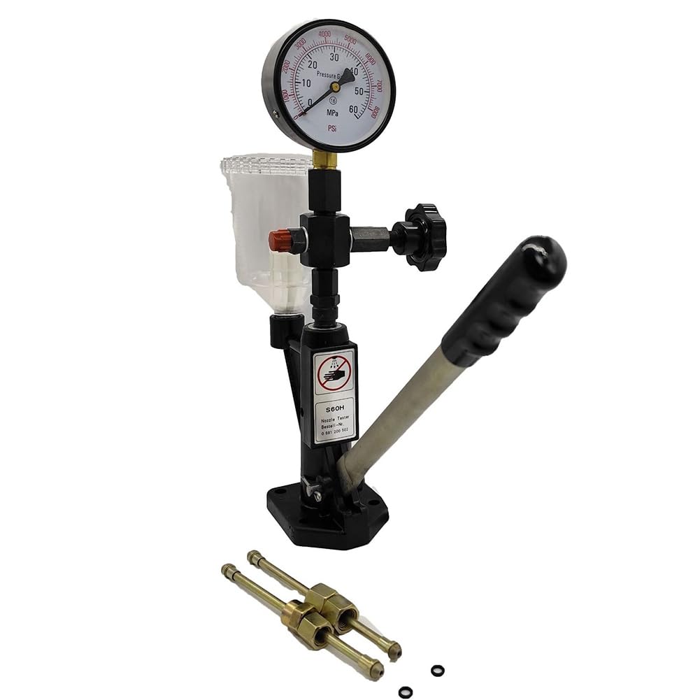 Comprobador de Inyectores S60H 0-60 MPA, Comprobador de Inyectores de Bomba de Aceite, Detector de Inyectores.