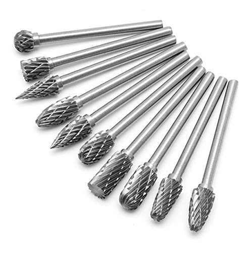 uptodateproducts 10Pc 1/8" 6mm Tungsten Carbide Cutter Rotary Burr Set CNC Engraving Bit Tool (B08FJ6Y8R8) Amazon Price History, Amazon Price Tracker