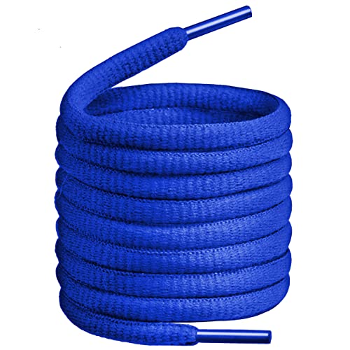Birch Oval Shoelaces 27 Colors Half Round 1/4' Shoe Laces 4 Different Lengths (45.5' (115cm) - L...