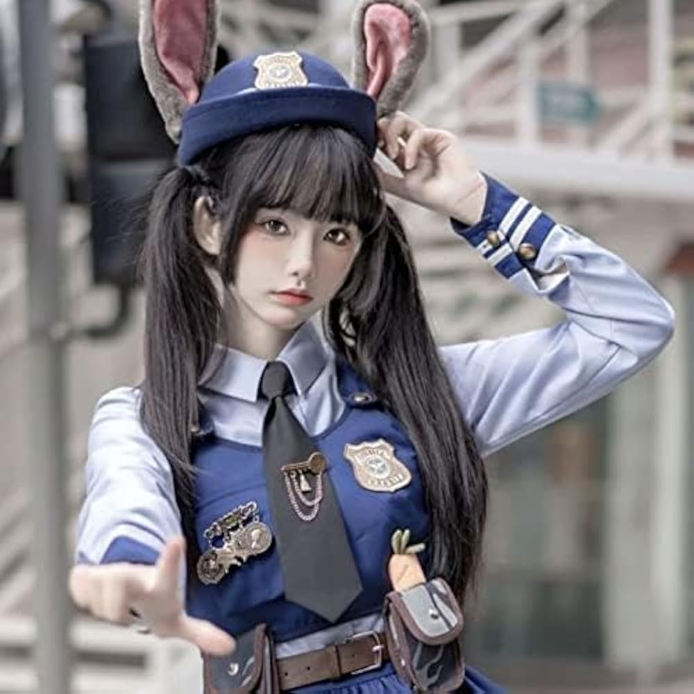 Amazon.co.jp: ズートピア 帽子 ジュディ コスプレ道具 cosplay 変装