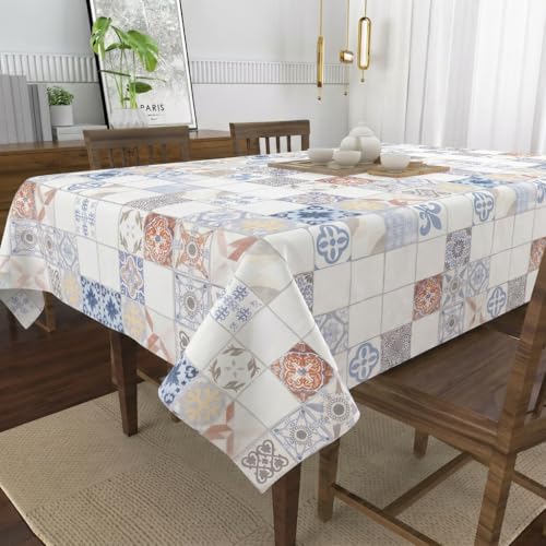 Image of Wings Star Dining Table Cover for 6 Seater, 54 x 78 inch Size, Waterproof and Dustproof Table Sheet,Dining Table Cover 6 Seater Waterproof (54 x 78 inch Dining Table Cloth Rectangular