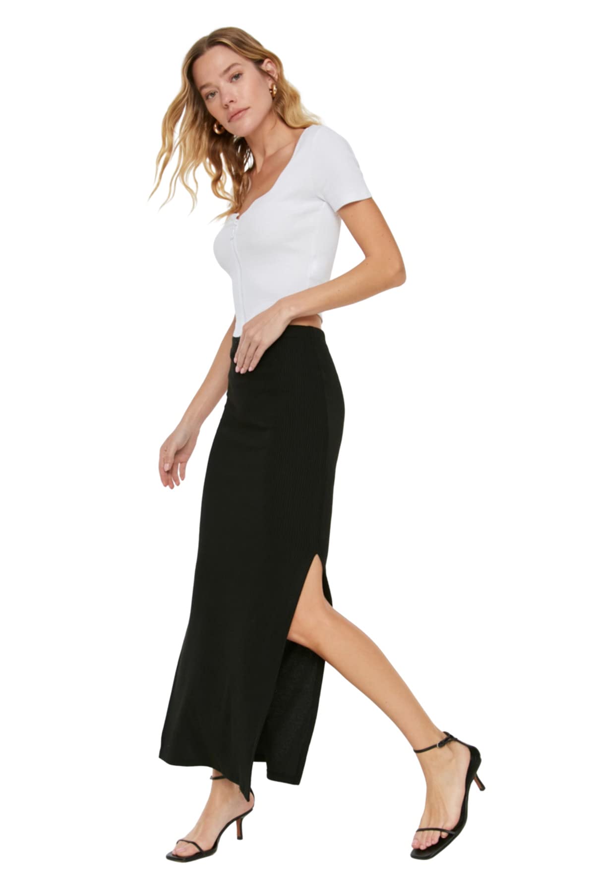 Women's skirt Trendyol Black