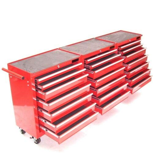 Werkzeugwagen XXXL mit 21 Schubladen Werkstattwagen Rollwagen Werkzeug Schrank – Bild 5