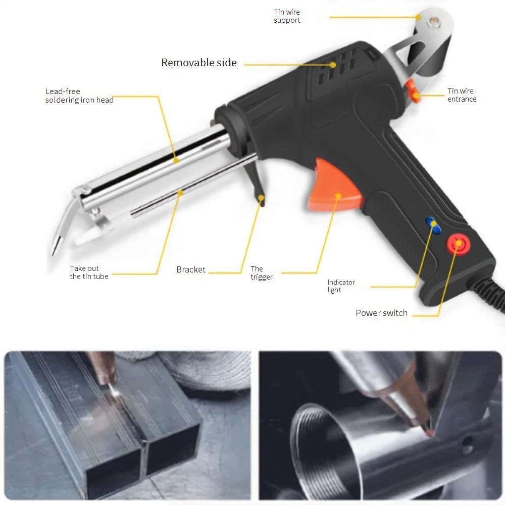 Máquina De Soldadura Láser De Actualización 2025, Máquina De Soldadura Láser Industrial, Juego De Soldador Eléctrico 3 En 1, Herramientas De Soldadura Láser, Black, 20.5 * 14.5 * 4.2cm