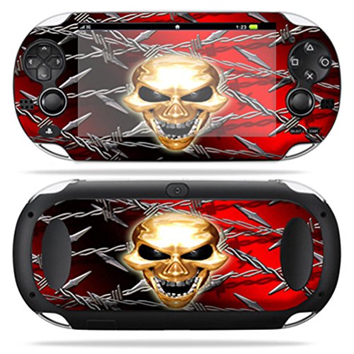 MightySkins Skin Compatible with PS Vita PSVITA Playstation Vita Portable wrap Sticker Skins Pure Evil