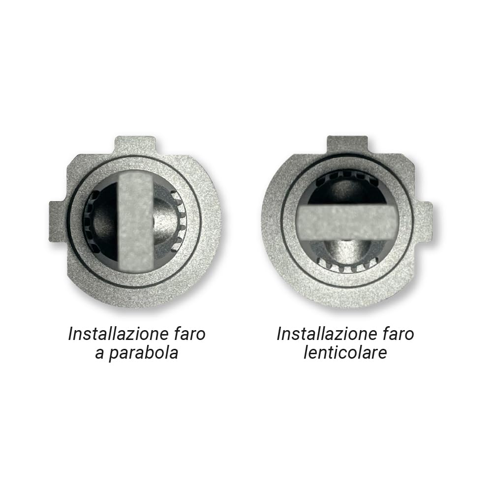 DISCORAMA® KIT LAMPADE LED SIRIUS H7 CORTA 12V 6000K CHIP SEOUL CSP COPPIA FARI LUCE BIANCA
