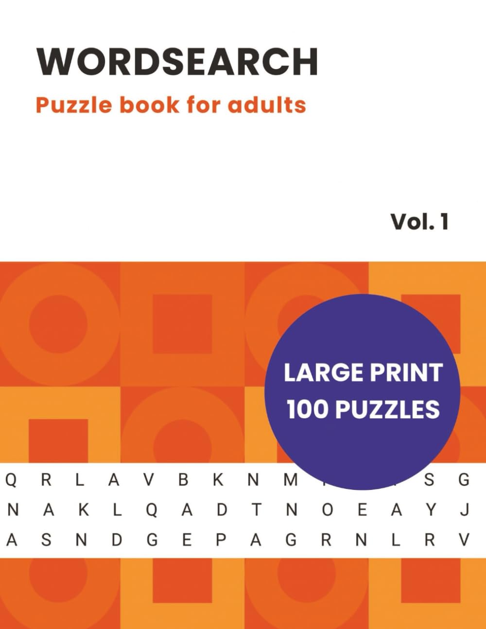 Word Search puzzle book for adults: Large print WordFind puzzle book to boost vocabulary for teens and sharpen focus for elderly