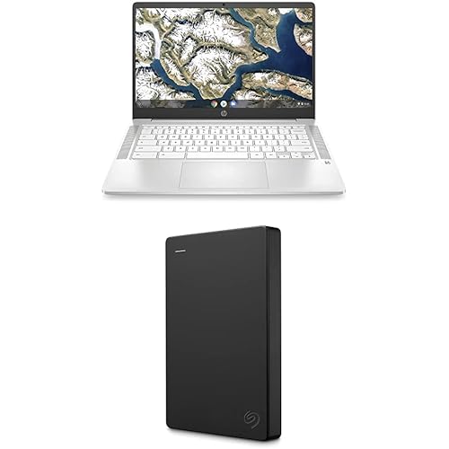 HP Chromebook with Seagate Portable 2TB External Hard Drive Portable HDD
