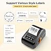 SUPVAN T50M Pro Bluetooth Label Maker Machine with 4 Tapes, Wide Waterproof Label, Versatile App with 30+ Fonts and 660+ Icons, Inkless Labeler for Home, Kitchen, School, Office Organization, Set 3 #1