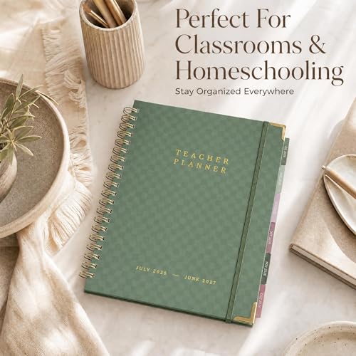 Image of Aesthetic Teacher Planner For The 2026-2027 Academic School Year