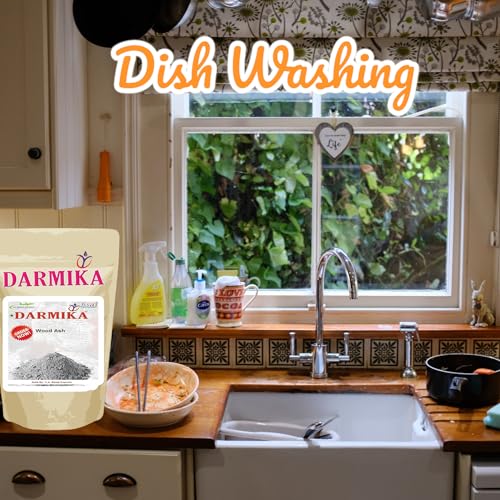 Image of Natural & Organic Wood Ash Powder for Dish Washing | Natural Utensils Cleaning Ash for Home (450 gsm)