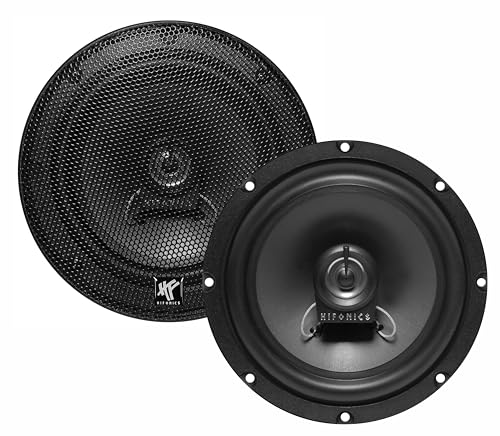 Hifonics VX62-16,5cm (6.5') 2-Wege Koaxial-Auto-Lautsprecher | 1 Paar | EInbau-Lautsprecher für Car-HiFi Fans