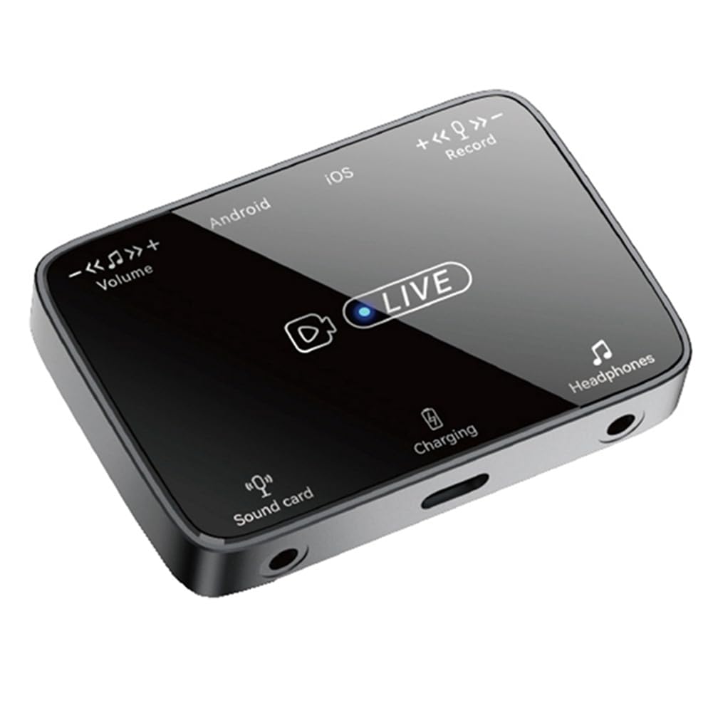Adaptateur carte son live 2 en 1 Type-C et Lightning pour diffusion