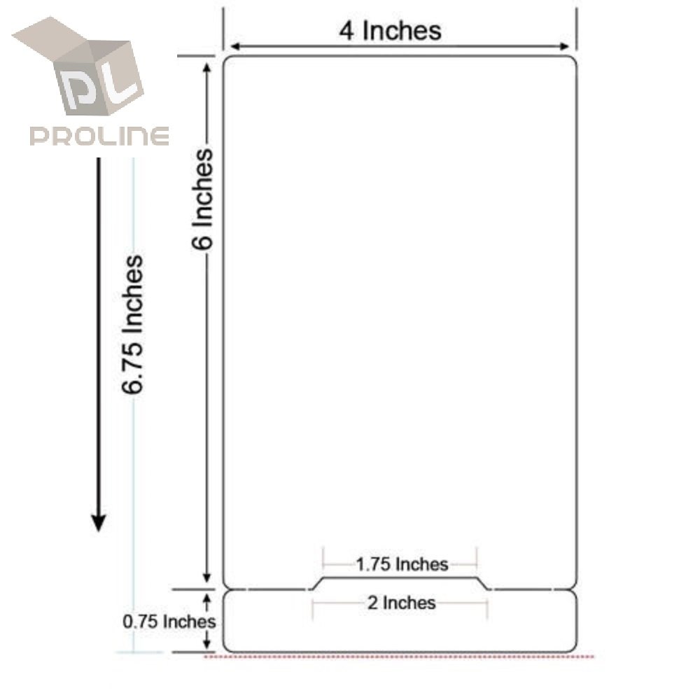 ProLine 4x6.75 Labels Compatible for FedEx 4