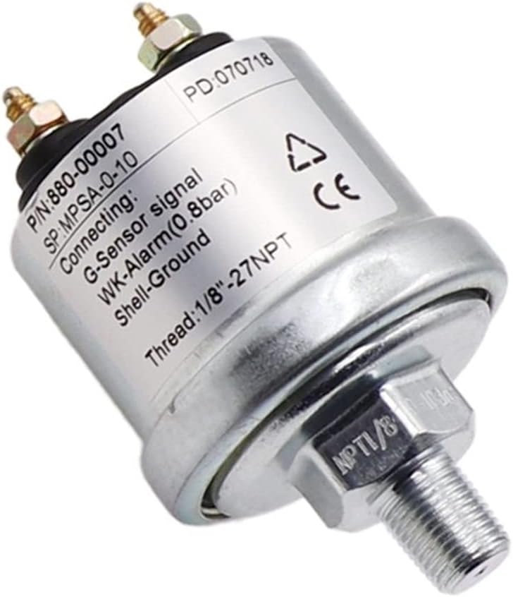 Haiping 測定範囲が付いているエンジン油圧センサー0 5バー 0 10バーフィット車のボート油圧計送信者 M10 Npt 1 8 Color Npt1 8 10 Bar 半額