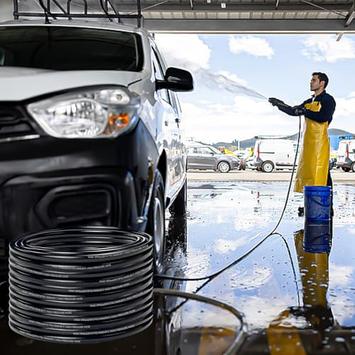 M22 High Pressure Washer Hose,15M/49Ft Kink Resistant Power Washer Hose,2610PSI Pressure Asher Accessory,14mm Female Replacement Jet Wash Hose for Most Brands 6 M22 High Pressure Washer Hose,15M/49Ft Kink Resistant Power Washer Hose,2610PSI Pressure Asher Accessory,14mm Female Replacement Jet Wash Hose for Most Brands - Image 6