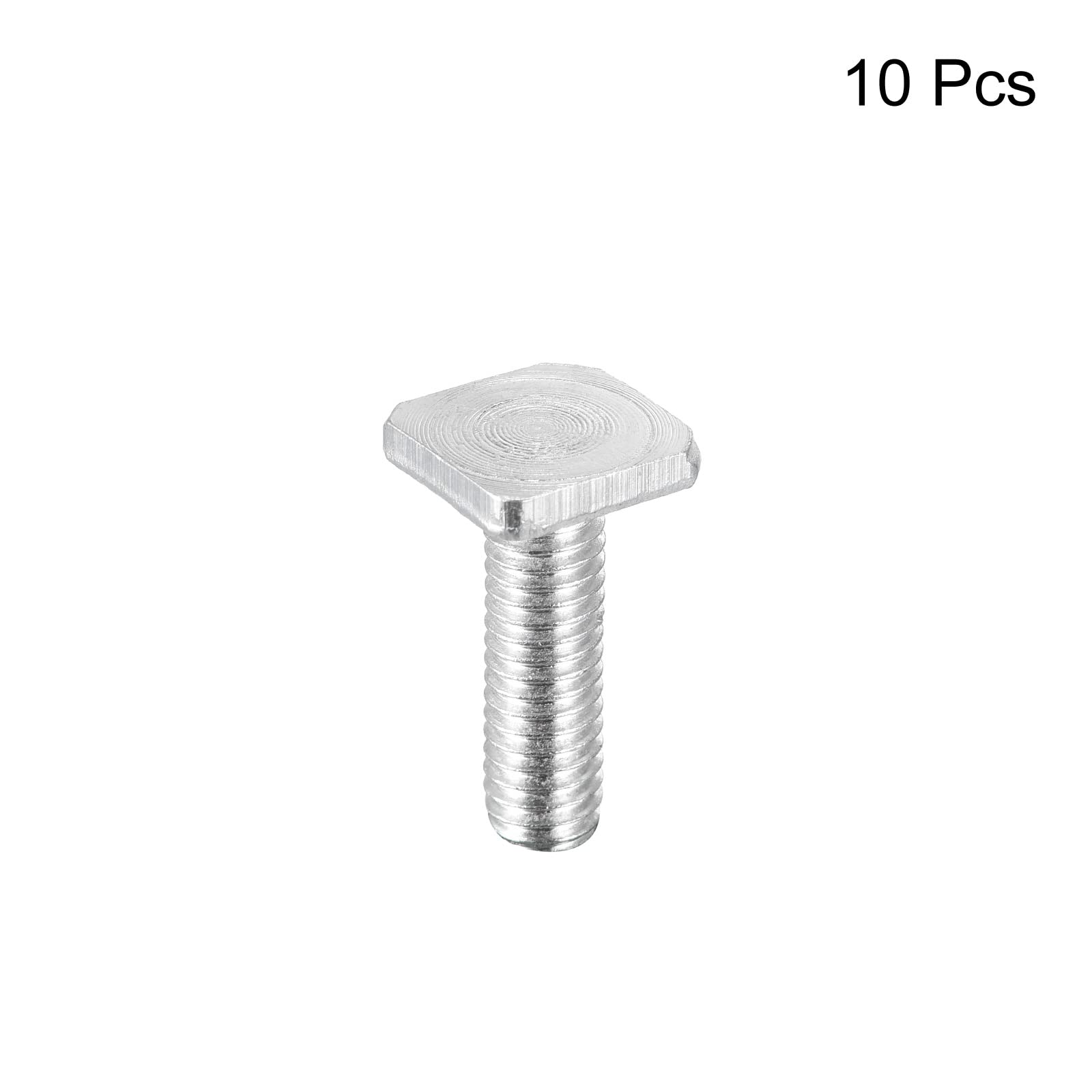 BOYOU 10Pcs M10 En Acier Au Carbone Zingué À Tête Plate Moletée Boulons BOYOU 10Pcs M10 En Acier Au Carbone Zingué À Tête Plate Moletée Boulons