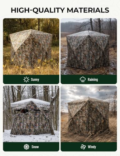 Image of TIDEWE Hunting Ground Blind, See Through