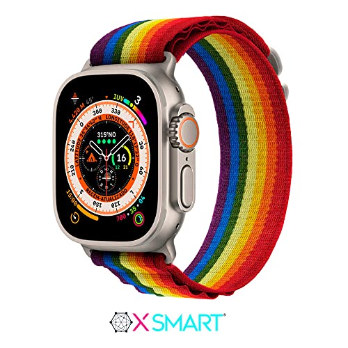 Pulseira Alpine Loop Para Apple Watch Ultra 49MM 45MM 44MM 42MM 41MM 40MM series 8,7,6,5,4,3 (Orgulh