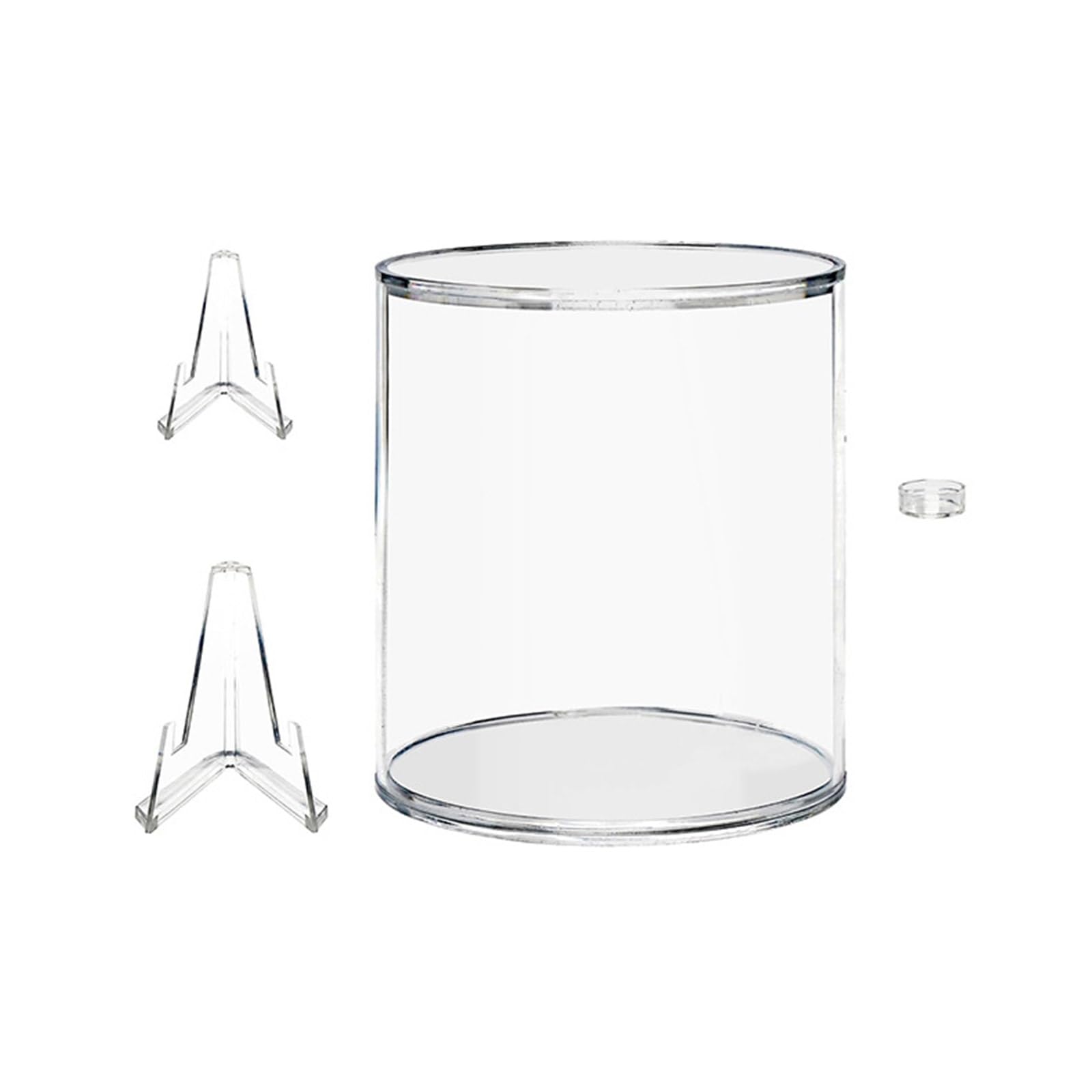 Clear Acrylic Display Case Golfs Ball Display Clear Holder for Balls Baseballs Tennis Coin Acrylic Storage for
