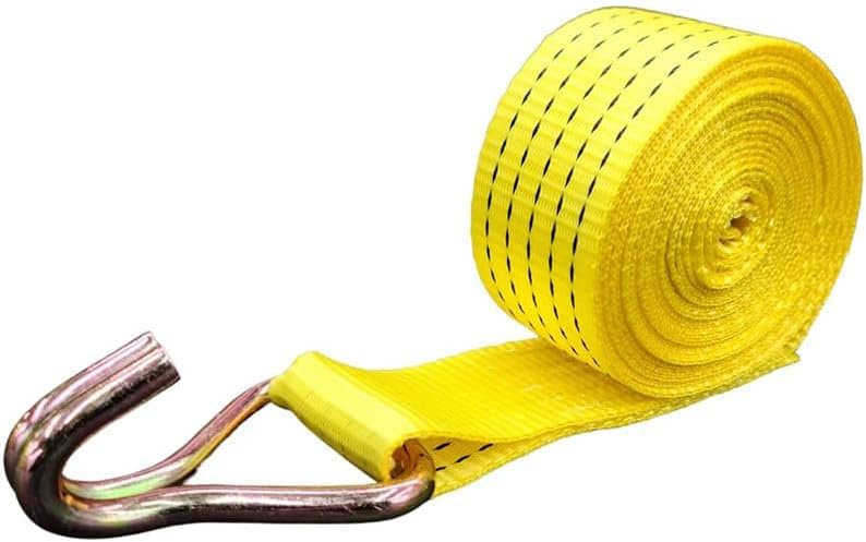 8 Pack Universal Double J Ratchet Hooks Heavy Duty Steel for Standard 25mm Tie Down Strap