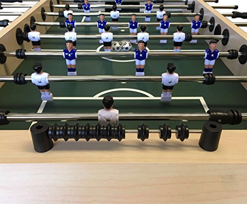 Simba Srl Profi Tischfußball Leeds Kicker, Tischkicker Kickertisch Fussballtisch Bernabeu - FEST UND BESTÄNDIG Spielfeldes:680 mm x 1160 mm – Bild 6