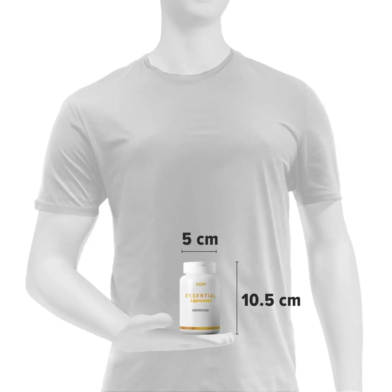 HSN Glutatión Liposomado 250 mg (Liposovit®) (Glutatión Reducido GSH) | 60 Cápsulas Vegetales | Tecnología Liposomal | Alta Biodisponibilidad | No-GMO, Vegano, Sin Gluten