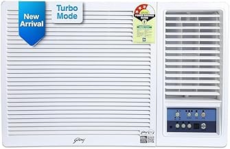 Godrej 1.5 Ton 3 Star, Turbo Mode, Pure Air Filter, Anti-Freeze Thermostat Smart Diagnosis, Window AC (Copper, AC 1.5T WFC 18UTC3-WWB Window, White)