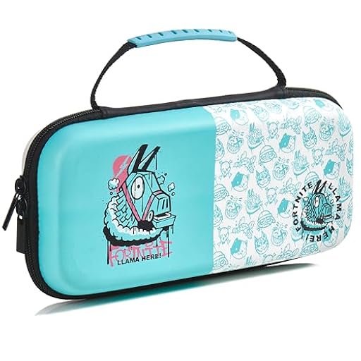 Numskull Estuche Oficial Fortnite para Nintendo Switch – Estuche Rígido con Diseño de Llama, Almacenamiento para Juegos y Accesorios – Merchandising Oficial de Fortnite | Ya disponible en tu tienda friki favorita! En mundofriki.es!