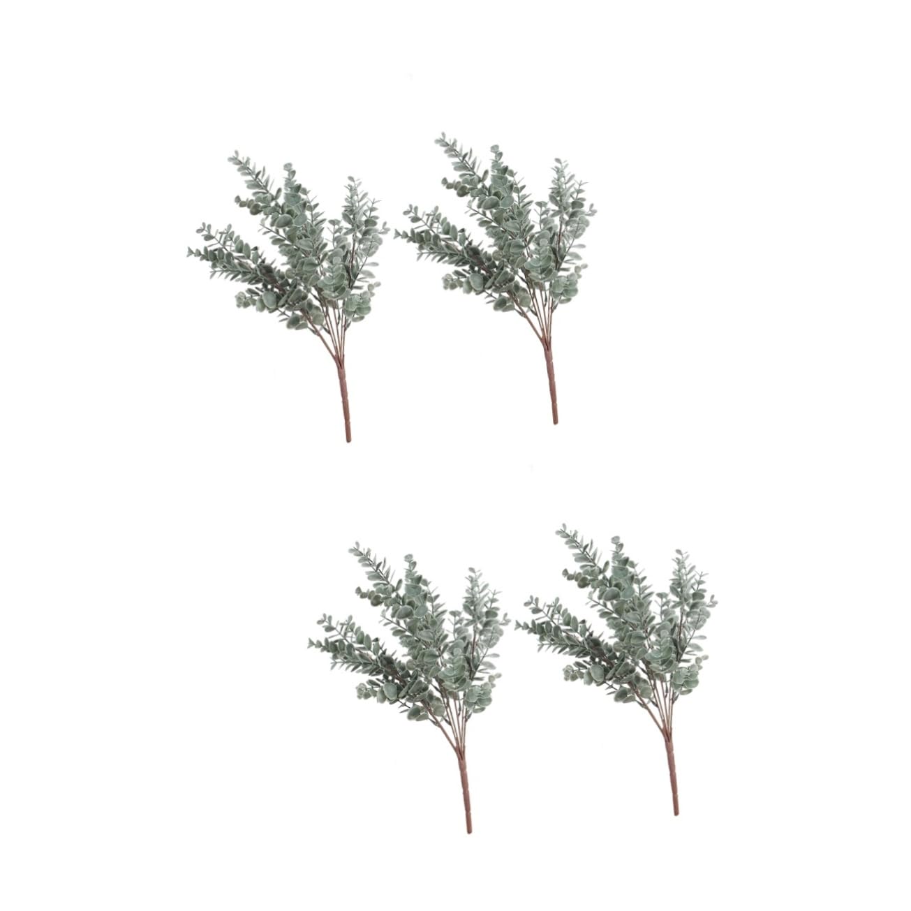 PRETYZOOM 2 Set Foglie Di Eucalipto Simulate Fake Plants Green Natural Gambo Di Arbusti Fogliari Bosso Artificiale Gambi Di Foglie Finte Finti Plettri Di Eucalipto Plastica 2 Pezzi * 2