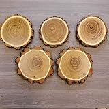 5 pezzi in legno di acacia per albero di Natale, per cuneile/banconote selvatiche