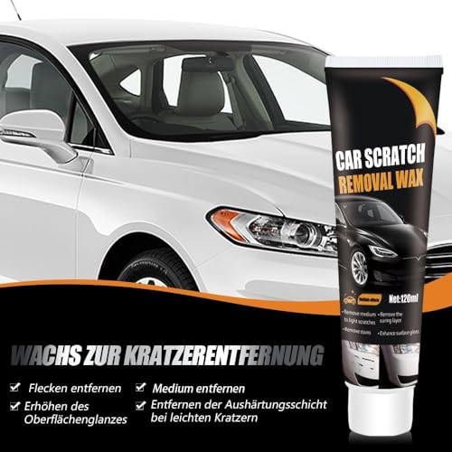 Cera para reparación de rayones en autos 120 ml 3 piezas miniatura 4