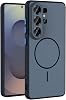 CONSTRAIN - Samsung ile uyumlu Galaxy S26 Ultra İçin M-Safe Şarj Özellikli Elde Kaymaz Soft Renkli Kılıf - Lacivert