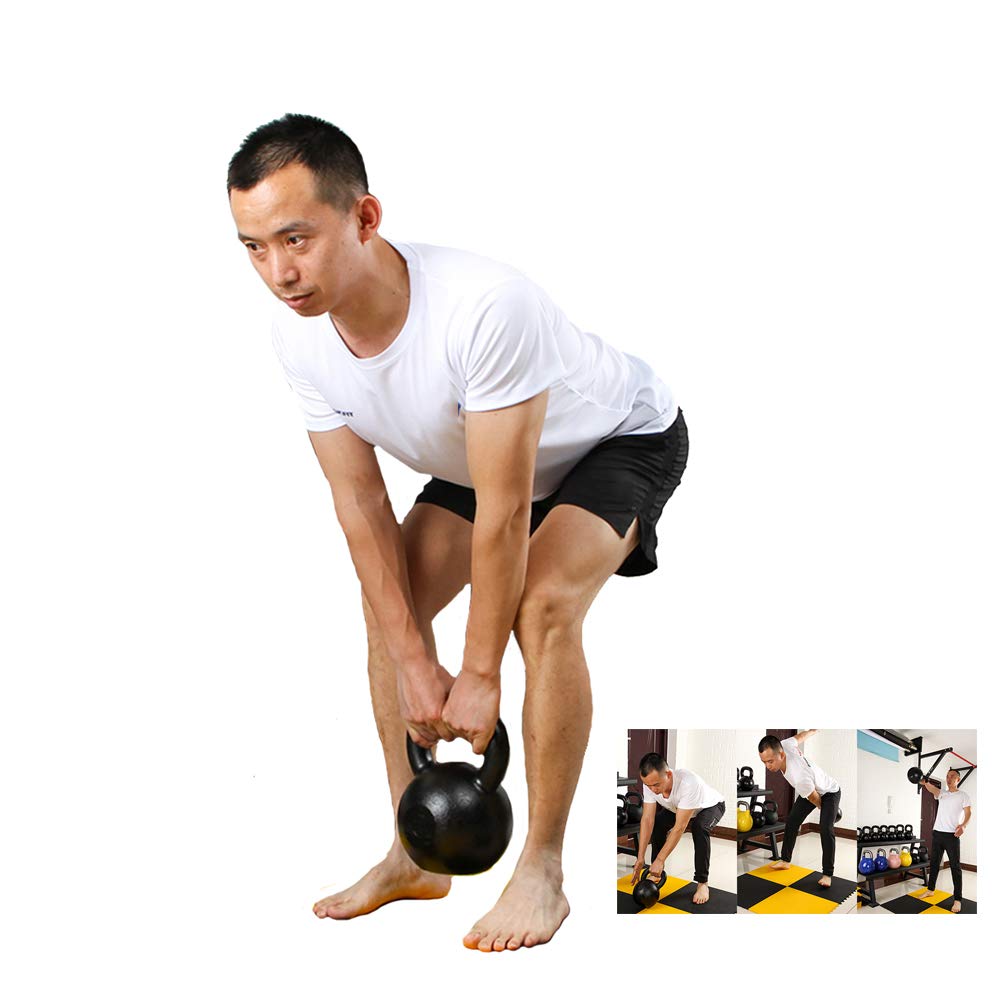Kettlebells AGYH Kettlebell in Ghisa, Manubri per Allenamento della Forza per Uomini E Donne, Attrezzature per Il Fitness Facili da Trasportare, 7 Opzioni di Peso ， 8-24 kg(Size:8kg / 17.6lb)