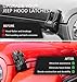 Upgraded Jeep Hood Latches with Keys, Hood Latch for 2018-2026 Jeep Wrangler JL JLU 4XE Jeep Gladiator JT, Anti-Theft Hood Lock Catch Latches Accessories, Off-Road Modified Style, 1 Pair (Not for JK)