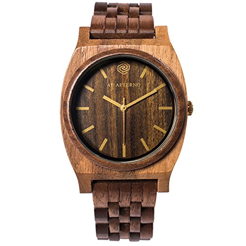 AB AETERNO 'Journey Gold Legno Noce Swiss Quarzo Oro...