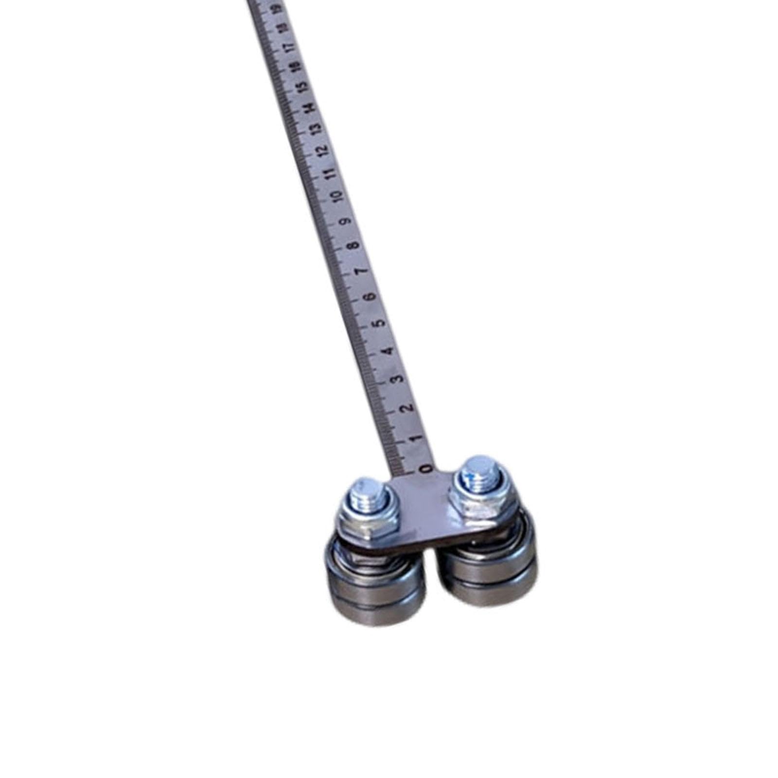 KESOTO Guida per con righello di profondità, accessorio robusto in metallo per lavori di falegnameria, posizionamento, taglio, rifilatura e fresatura, Style F