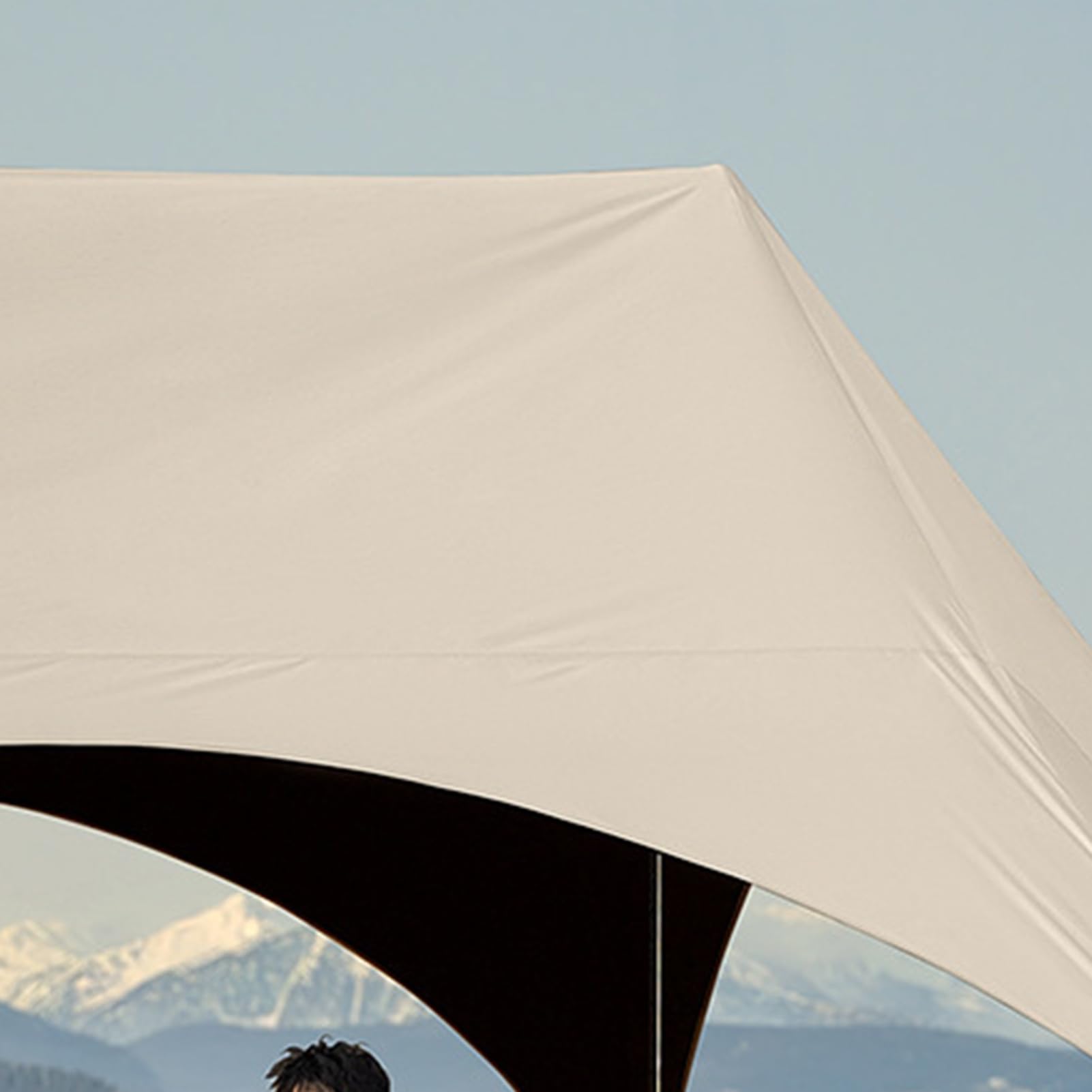 Toldo Exterior, Sombra Rápida para Camping, Estructura Resistente con Protección Solar para Barbacoa Boda Jardín Picnic Piscina Césped Terraza Porche