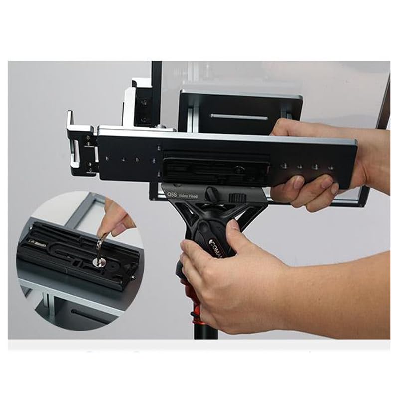 Image of FEELWORLD TP16 16-inch Folding Teleprompter Supports up to 16 inch Tablet Horizontal Vertical Prompting Bluetooth Remote Control Compatible with DSLR /Camcorder /Camera Shooting