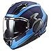 LS2 Helmets Valiant II Orbit Modular Helmet (Matte Blue - X-Small)